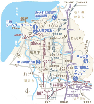 勝山市 地図