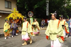 葵祭での行列ボランティア活動(京都府京都市)