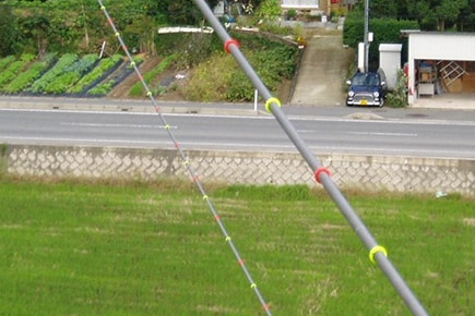 電線につけられたカラーリング