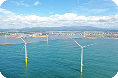 秋田港及び能代港(着床式)