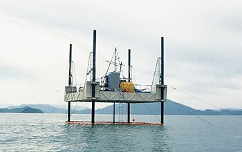 小浜湾周辺(海域)でのボーリング調査