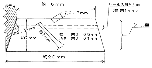 傷の状況図