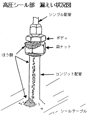漏えい状況図