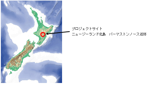 プロジェクトの位置図