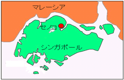 シンガポールの地図