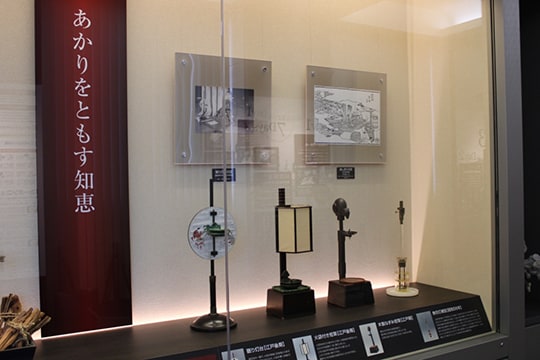 展示の様子の写真