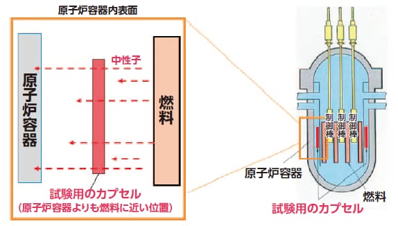 原子炉容器内表面