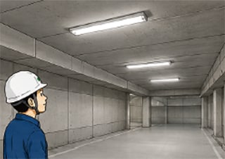 「人」と「車」の通行範囲の安全確認（転落・落下防止）