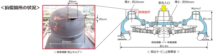 発電所での調査結果