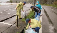 県道白木線一斉清掃