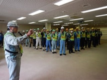 定検総決起大会の様子