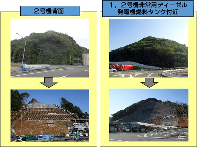 斜面の安定化工事