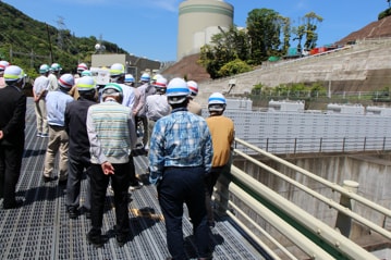 高浜地区区⾧会様ご見学の様子