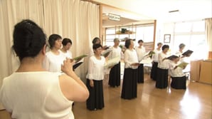 「矢筈うたごえサークル」の活動の様子