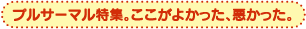 プルサーマル計画特集。ここがよかった、悪かった。