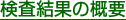 検査結果の概要