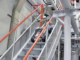 ロボットの階段昇降の様子