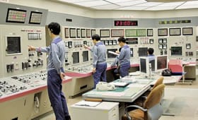 9月15日大飯発電所４号機解列時の中央制御室の様子