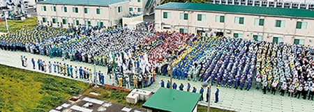 第21回定期検査総決起大会（社員、協力会社約60社、約2,400名が参加）〔平成30年5月17日〕