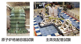 原子炉格納容器試験、主蒸気配管試験