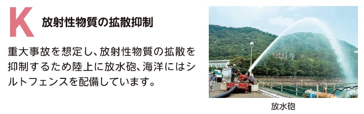 K　放射性物質の拡散抑制