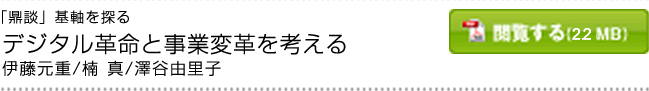 デジタル革命と事業変革を考える