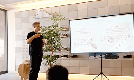 履くだけで体感温度マイナス4℃を実現（同社調べ）