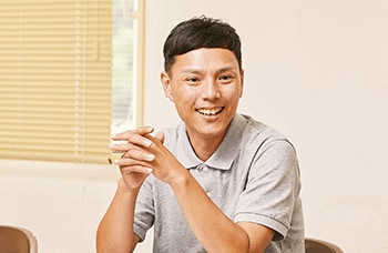 福井県農林水産部水産課　水産戦略グループ　鮎川航太さん