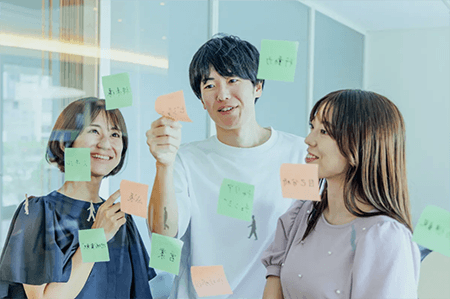 女性活躍や男性育休取得にも力を注いでいる