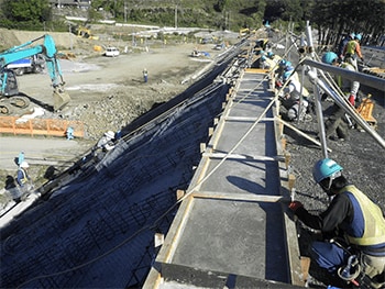 三陸鉄道南リアス線の復旧作業