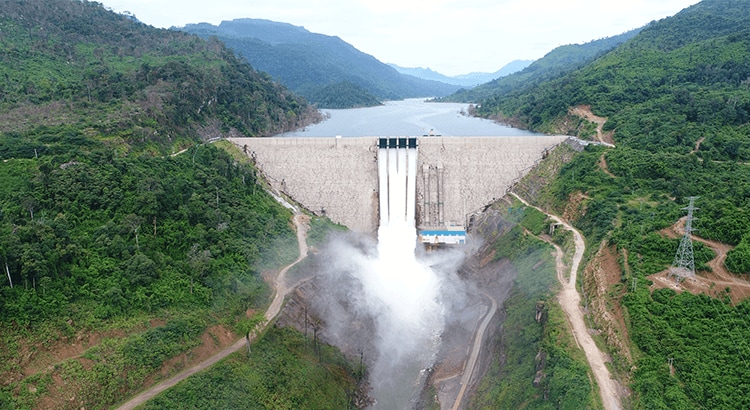 ラオス ナムニアップ1水力発電所