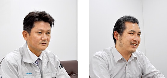 左／鶴田 義範、右／築山 大輔