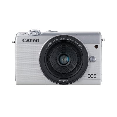 Canon EOS M100（ホワイト）・EF-M15-45 IS STM レンズキット ミラーレスカメラ