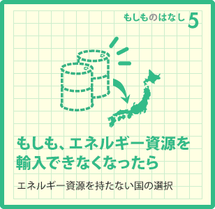 もしも、エネルギー資源を輸入できなくなったら