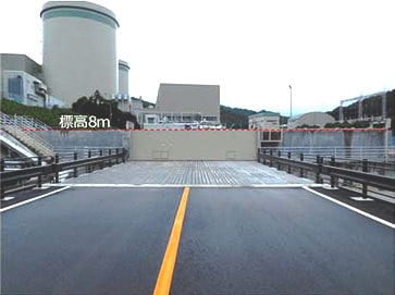 防波堤のかさ上げ例:高浜発電所