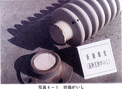 写真4-1　折損がいし