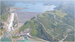 San Roque hydroelectric power generation project in the Philippines