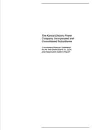 Consolidated Financial Statements for the Year Ended March 31, 2024, and Independent Auditor's Report