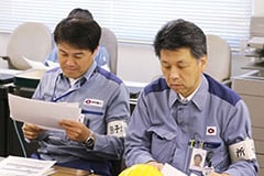 Mr. Sato, as the first Nuclear Safety General Manager of Ohi Nuclear Power Station, is earnestly pursuing nuclear safety with his own vision and way of doing business. 