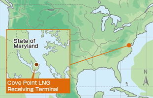 Cove Point LNG located in the U.S. state of Maryland