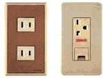 Shape of plug sockets for 100V and 200V