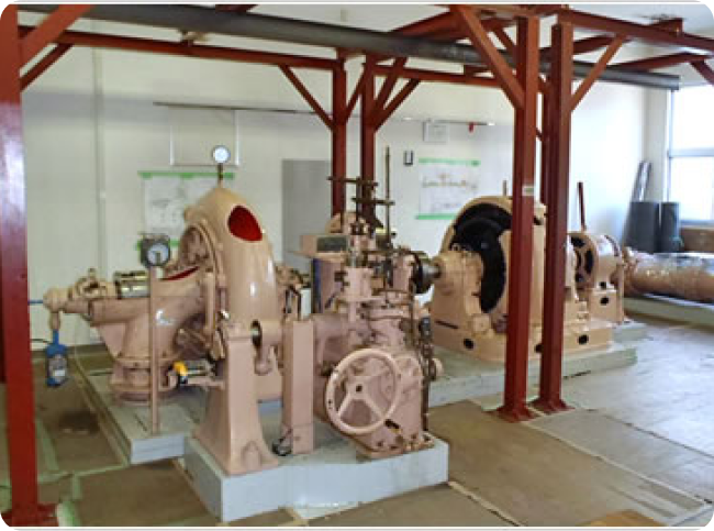 研修設備(横軸フランシス水車)