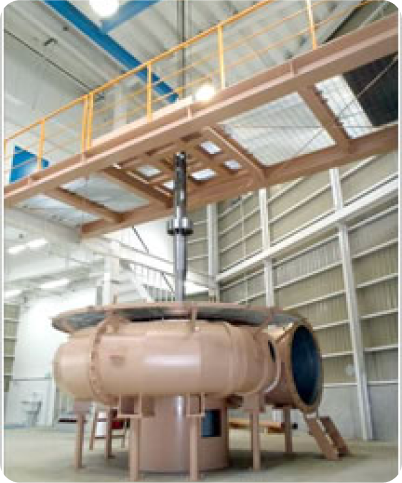 研修設備(立軸フランシス水車)