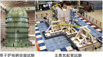 原子炉格納容器試験/主蒸気気管試験