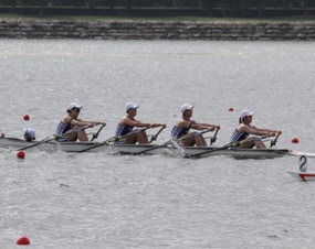 女子舵手つきクォドルプル(馬野、武田、清水、高野、岩本) 女子舵手つきクォドルプル(馬野、武田、清水、高野、岩本)