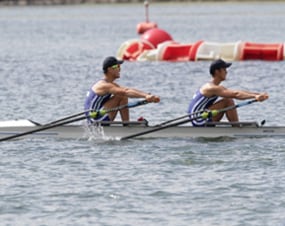 男子ダブルスカル(山口、兼康) 男子ダブルスカル(山口、兼康)