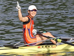 優勝した津田選手！