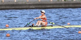 シングルスカル　優勝（津田）