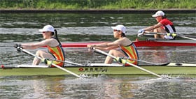 ダブルスカル:4位 ダブルスカル:4位