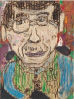 「いそにしさん」　32×24cm